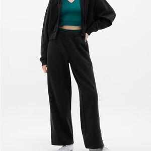 Athleta Forever Fleece Wide Leg Jogger NWT